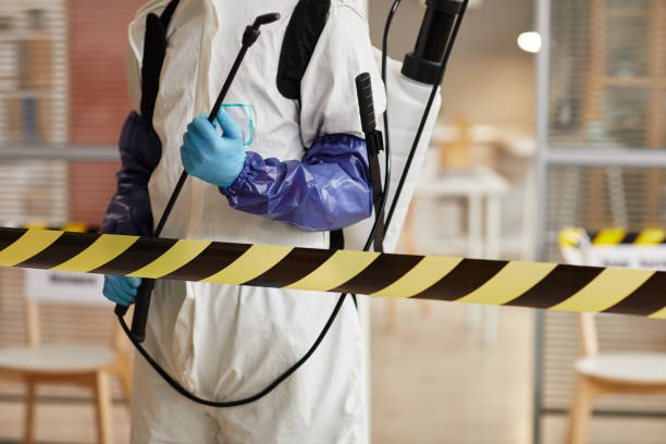 Professional Blood Cleanup technician working in Naper, NE